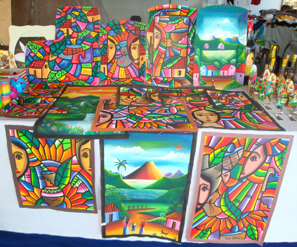 600 Живопись сальвадорских мастеров в национальном стиле